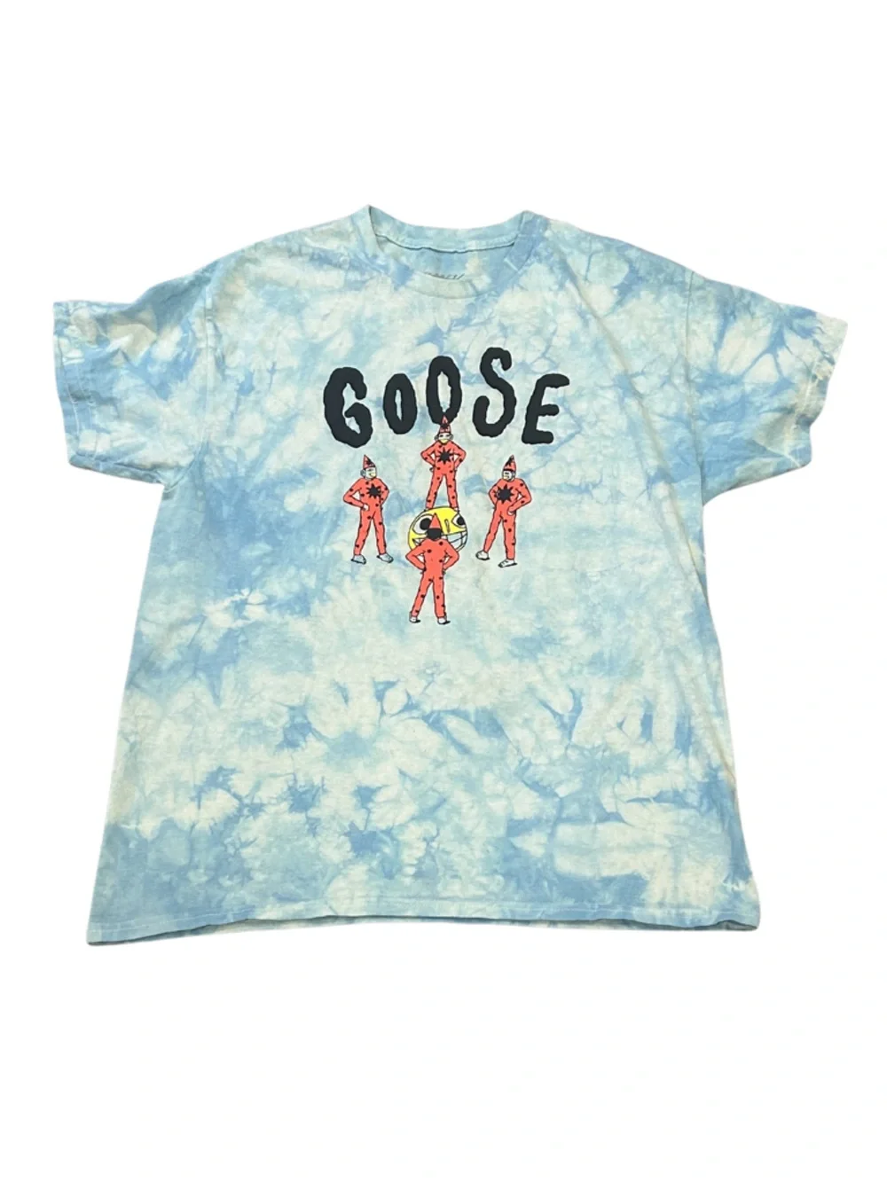 Goose Tie Dye Band T-Shirt | Unisex L - Picture 1 of 5